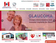 Tablet Screenshot of hospitalfranciscovilar.com.br